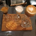 Our Nitro coffee flight