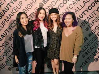 Jenn, Stephanie, Monica, and I in the Meet and Greet