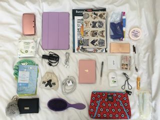 Items inside my carry-on backpack