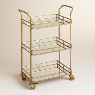 Gold bar cart from World Market