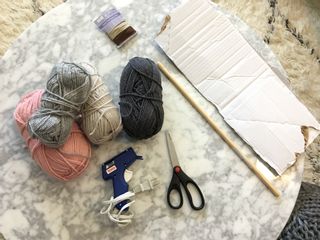 Supplies needed to make wall hangings