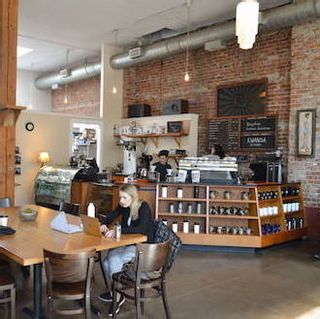 Inside Victrola Coffee on Pike St